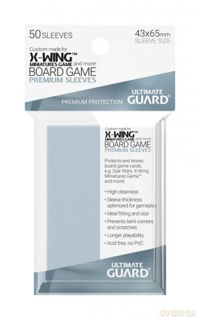 Ultimate Guard Board Game Sleeves (50) - X-Wing Miniatures Game