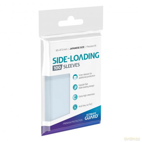 Ultimate Guard Precise-Fit Sleeves Japanese Size (100) - Side-Loading