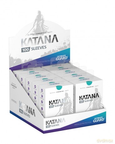 Ultimate Guard Katana Sleeves Standard Size (100) - Turquoise