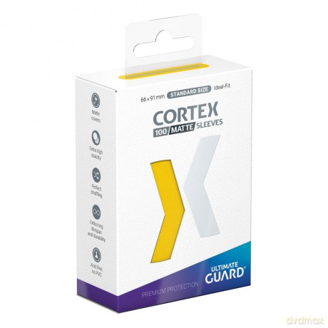 Ultimate Guard Cortex Sleeves Matte Standard Size (100) - Yellow
