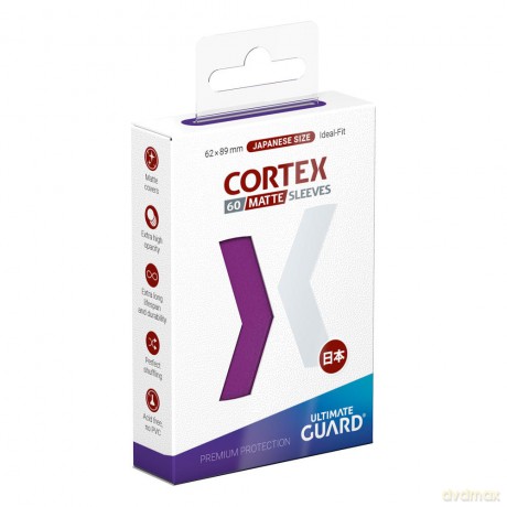 Ultimate Guard Cortex Sleeves Matte Japanese Size (60) - Purple