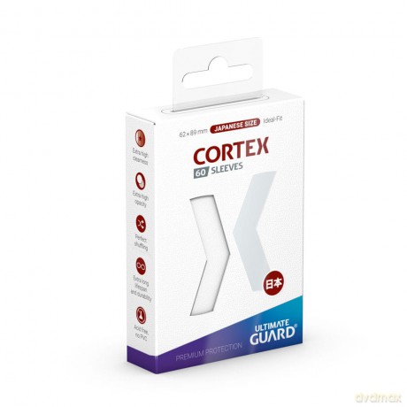 Ultimate Guard Cortex Sleeves Japanese Size (60) - White