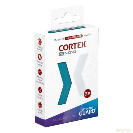 Ultimate Guard Cortex Sleeves Japanese Size (60) - Petrol
