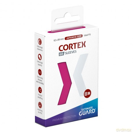 Ultimate Guard Cortex Sleeves Japanese Size (60) - Pink