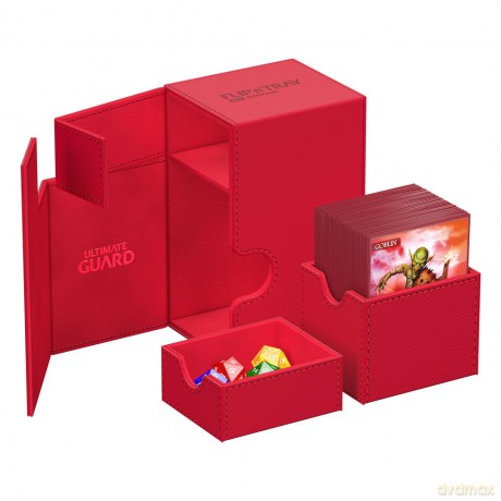 Ultimate Guard Flip'n'Tray 80+ Xenoskin - Red