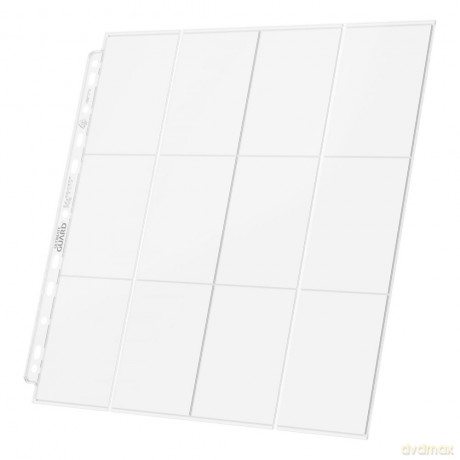 Ultimate Guard 24-Pocket QuadRow Pages Side-Loading (10) - Transparent