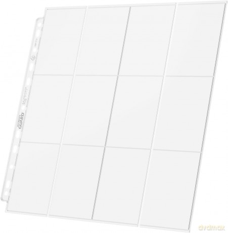 Ultimate Guard 24-Pocket QuadRow Pages Side-Loading (10) - Transparent