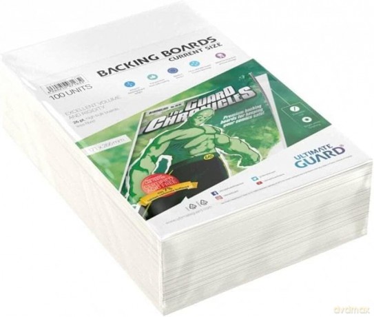 Ultimate Guard Comic Backing Boards (100) - Current Size