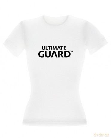 Ultimate Guard Ladies T-Shirt Wordmark White Size S