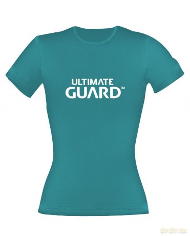 Ultimate Guard Ladies T-Shirt Wordmark Petrol Blue Size S