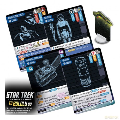 Star Trek: Captain's Chair Card Game To Boldly Go *English Version*
