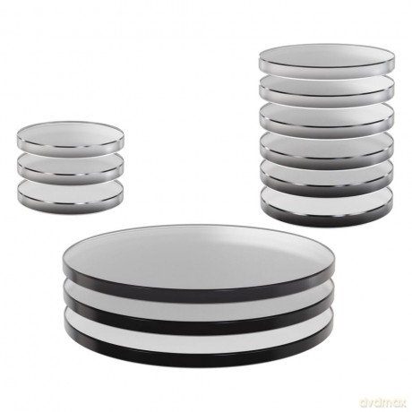 WizKids Deep Cuts Clear Bases for Miniatures 12-Pack