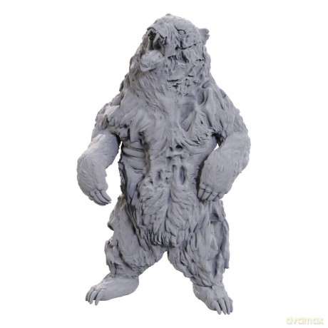 WizKids Deep Cuts Unpainted Miniature Zombie Grizzly Bear