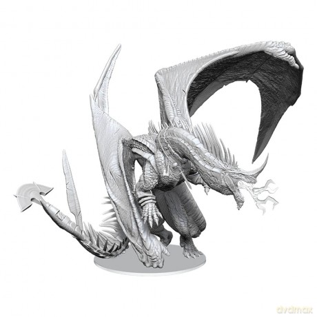 D&D Nolzur's Marvelous Miniatures Unpainted Miniatures Ancient Blue Dragon 20 cm