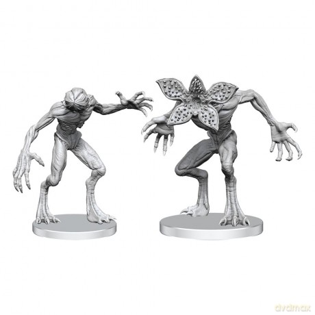 Stranger Things Unpainted Miniatures Demogorgons