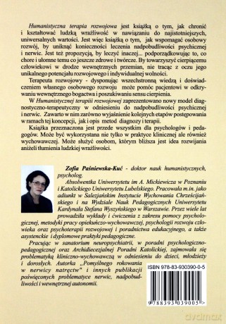 Humanistyczna Terapia Rozwojowa Wzmożona Pobudliwość Psychiczna i Nerwice w Perspektywie Osobowego Rozwoju - Zofia Paśniewska-Kuć [KSIĄŻKA]