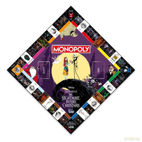 Monopoly Board Game Nightmare Before Christmas *German Version*