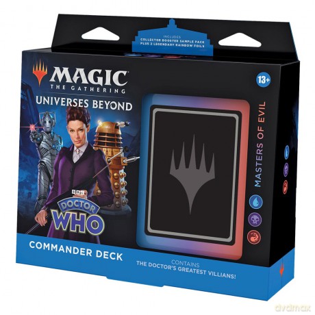 Magic the Gathering Universes Beyond: Doctor Who Commander Decks Display (4) english