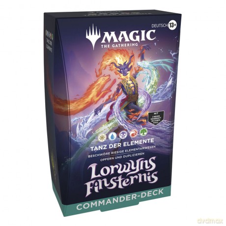 Magic the Gathering Lorwyns Finsternis Commander Decks Display (4) german