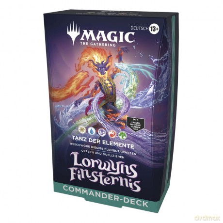 Magic the Gathering Lorwyns Finsternis Commander Decks Display (4) german