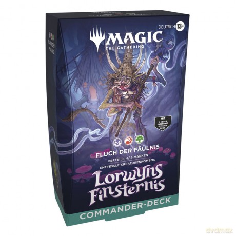 Magic the Gathering Lorwyns Finsternis Commander Decks Display (4) german