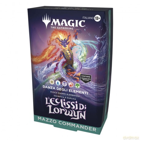 Magic the Gathering L'Eclissi di Lorwyn Commander Decks Display (4) italian