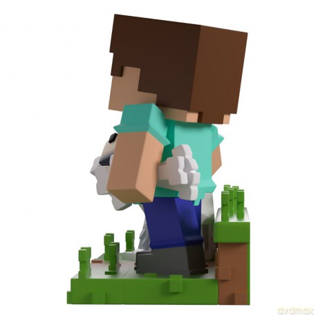 Minecraft Vinyl Figure Taming a Wolf 10 cm