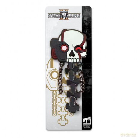 Space Marine 2 Pin Badge Servo Skull 5 cm