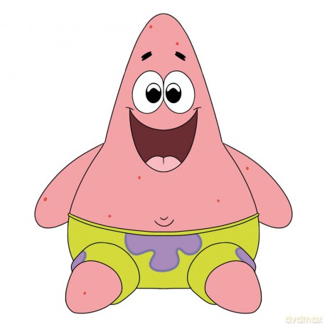 SpongeBob SquarePants Plush Figure Patrick Star 22 cm