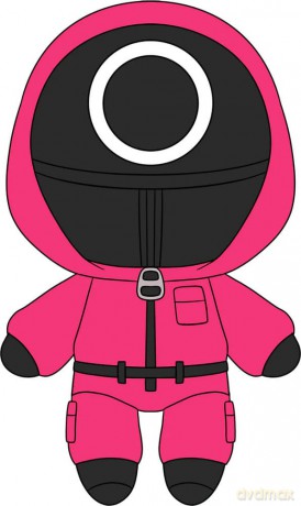 Squid Game Plush Figure Guard 22 cm