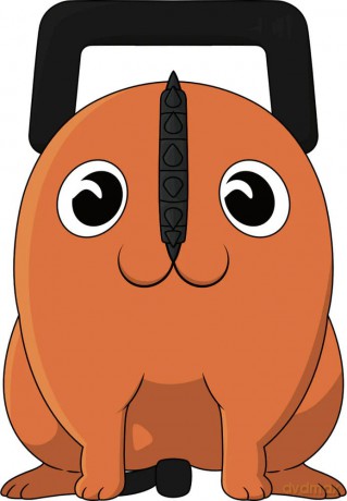 Chainsaw Man Vinyl Figure Pochita Happy 6 cm