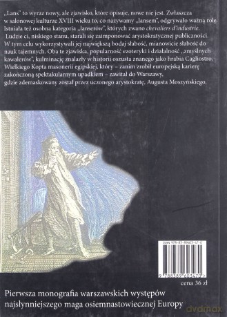 Cagliostro W Warszawie. Alchemia Lansu - Otorowski Michał [KSIĄŻKA]