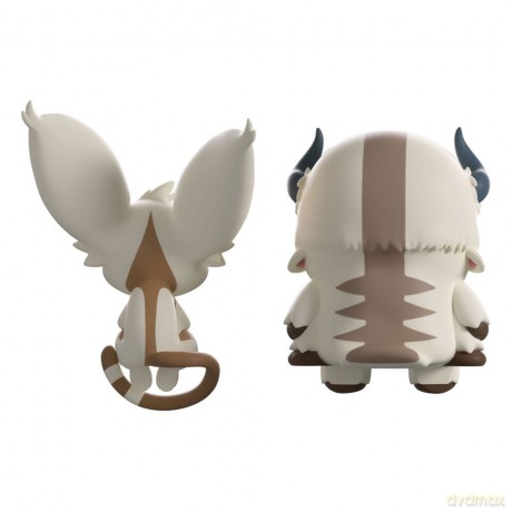 Avatar: The Last Airbender Vinyl Figures Appa and Momo Monitor Buddiez 5 cm