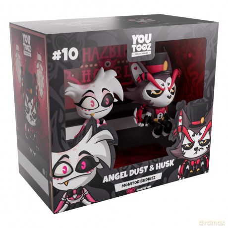Hazbin Hotel Vinyl Figures Angel Dust & Husk Monitor Buddiez