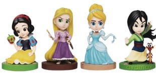 Disney Princess Hero Box Enchanted Series Mini Figures 8 cm Display (6)