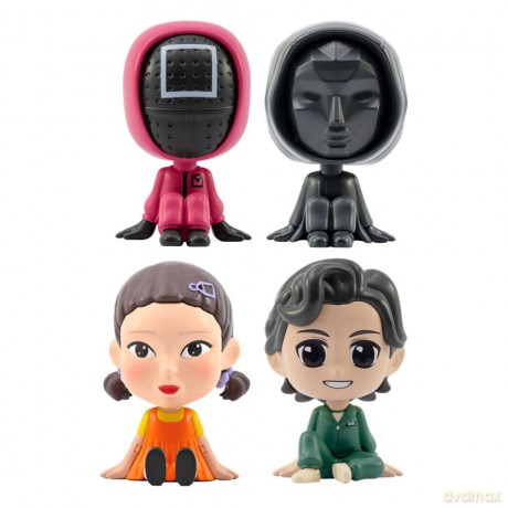 Squid Game Bobble Hero Bobble-Head (Blind Box Ver.) 6 cm Display (12)