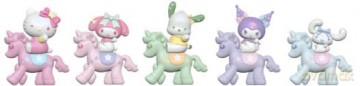 Sanrio Equestrian Series Mini Figures Hello Kitty and Friends 5 cm Blind Box Display (12)