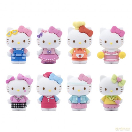 Sanrio Mini-Doll Cute Outfits Series Mini Figures Hello Kitty 5 cm Display (12)