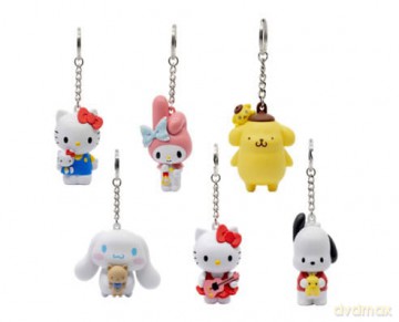 Sanrio Pocket Hero Keychain Hello Kitty and Friends Display (12)