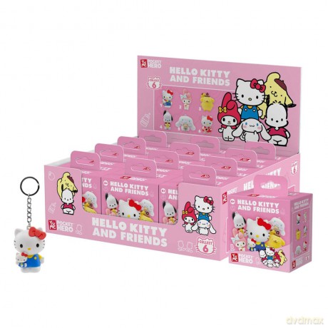 Sanrio Pocket Hero Keychain Hello Kitty and Friends Series 1 Blind Box Display (12)