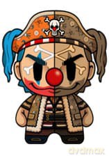 One Piece DZNR Plush Figure Buggy Dead or Alive Edition 18 cm