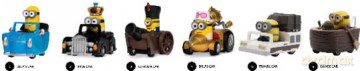 Minions Zoom Hero Pullback Vehicles with Figures Blind Box Assortment (12)