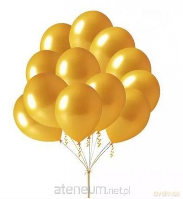 Balon złoty metalik 80szt