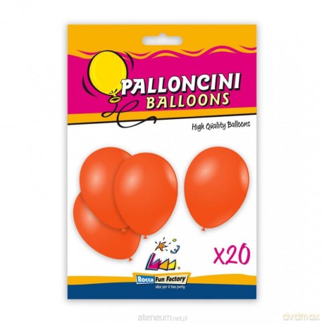 Balony pomarańczowe 26cm 20szt
