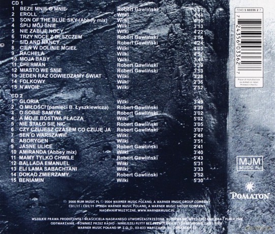 Wilki & Robert Gawlinski: Najwieksze Przeboje [2CD]