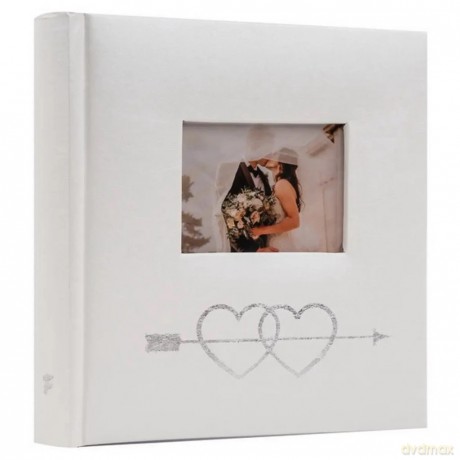 Fotoalbum kieszeniowy szyty Hearts 1