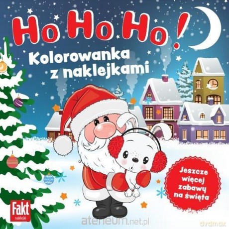 Ho Ho Ho!. Kolorowanka z naklejkami [KSIĄŻKA]