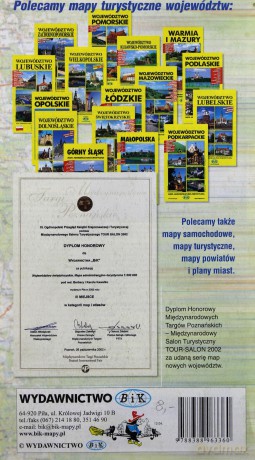 Małopolska Mapa Administracyjno Turystyczna [KSIĄŻKA]