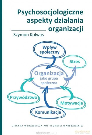 Psychosocjologiczne aspekty działania organizacji - Szymon Kolwas [KSIĄŻKA]