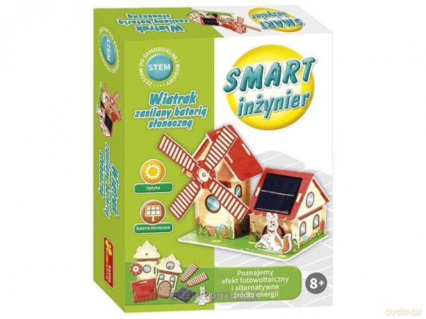 Smart inżynier- wiatrak zasilany baterią słoneczną